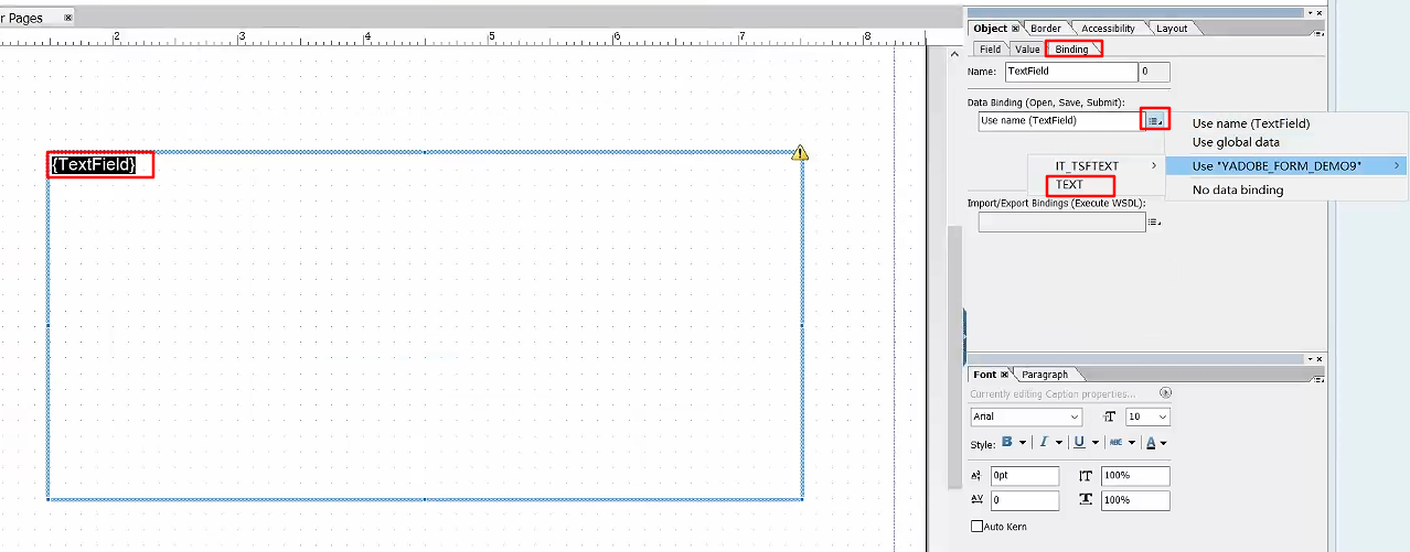 13.Adobe Form_Floating Field绑定数据